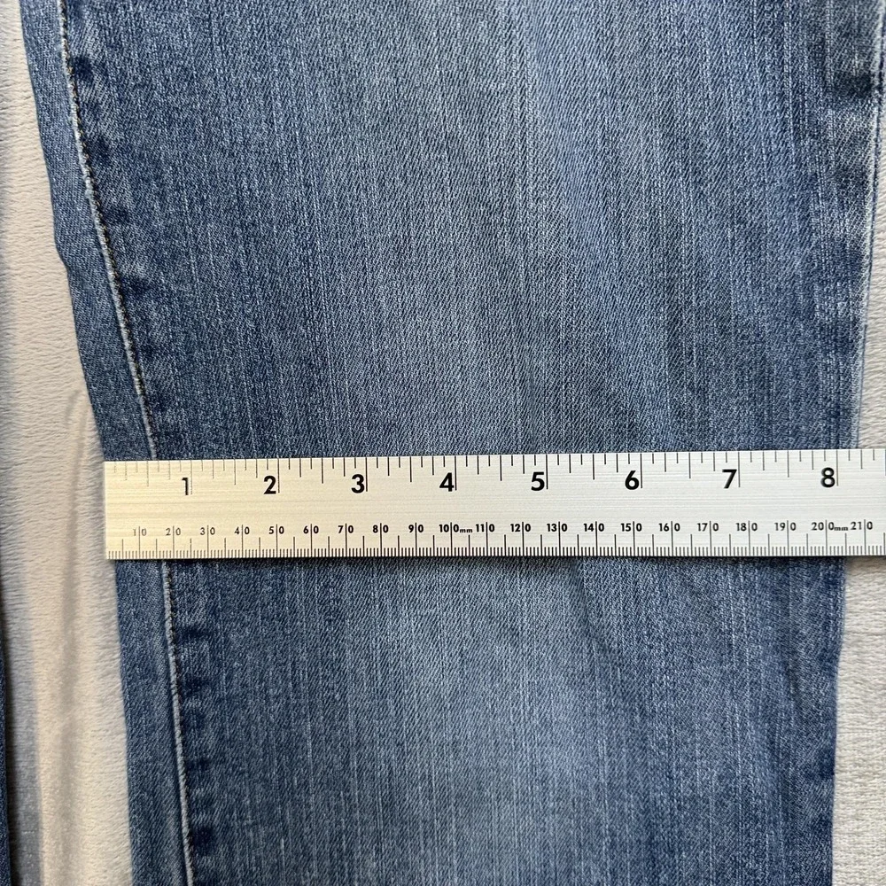Lauren Jeans Co‎ Ralph Lauren Jeans Womens 8 Blue Straight Leg Stretch Denim